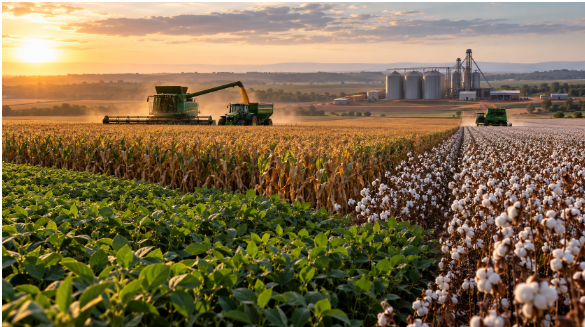 Soja, milho e algodão até 2036: o que as projeções indicam para o agronegócio brasileiro